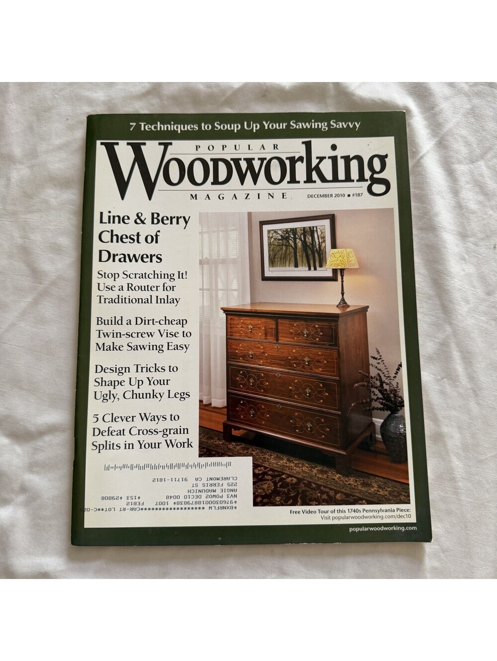 Popular Woodworking December 2010 - Line & Berry Chest!